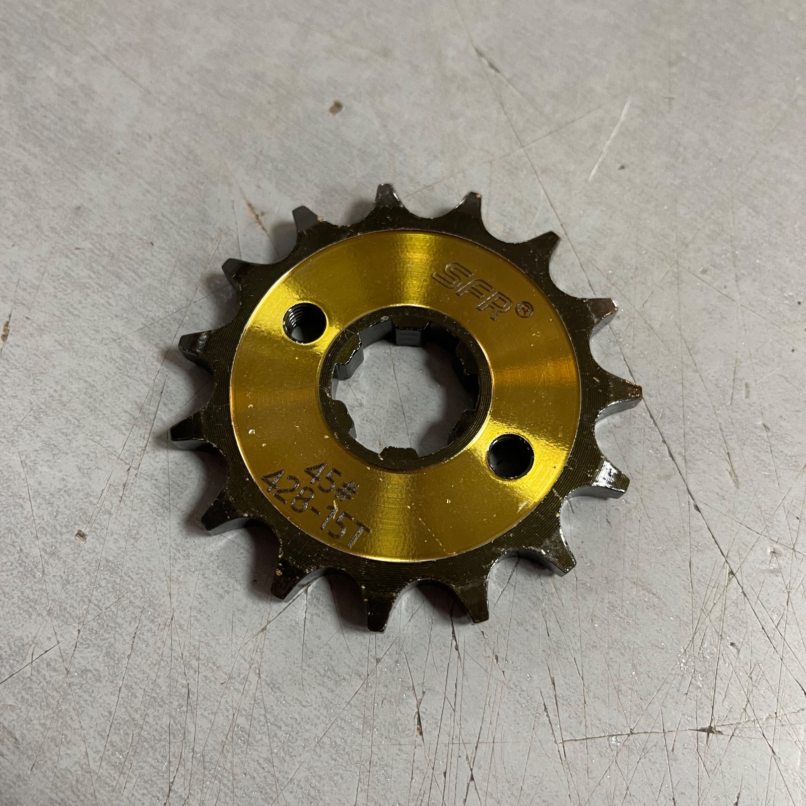 Передня зірка 428-15z (4*5)мм до Geon, Loncin, Lifan - 15z(Н)