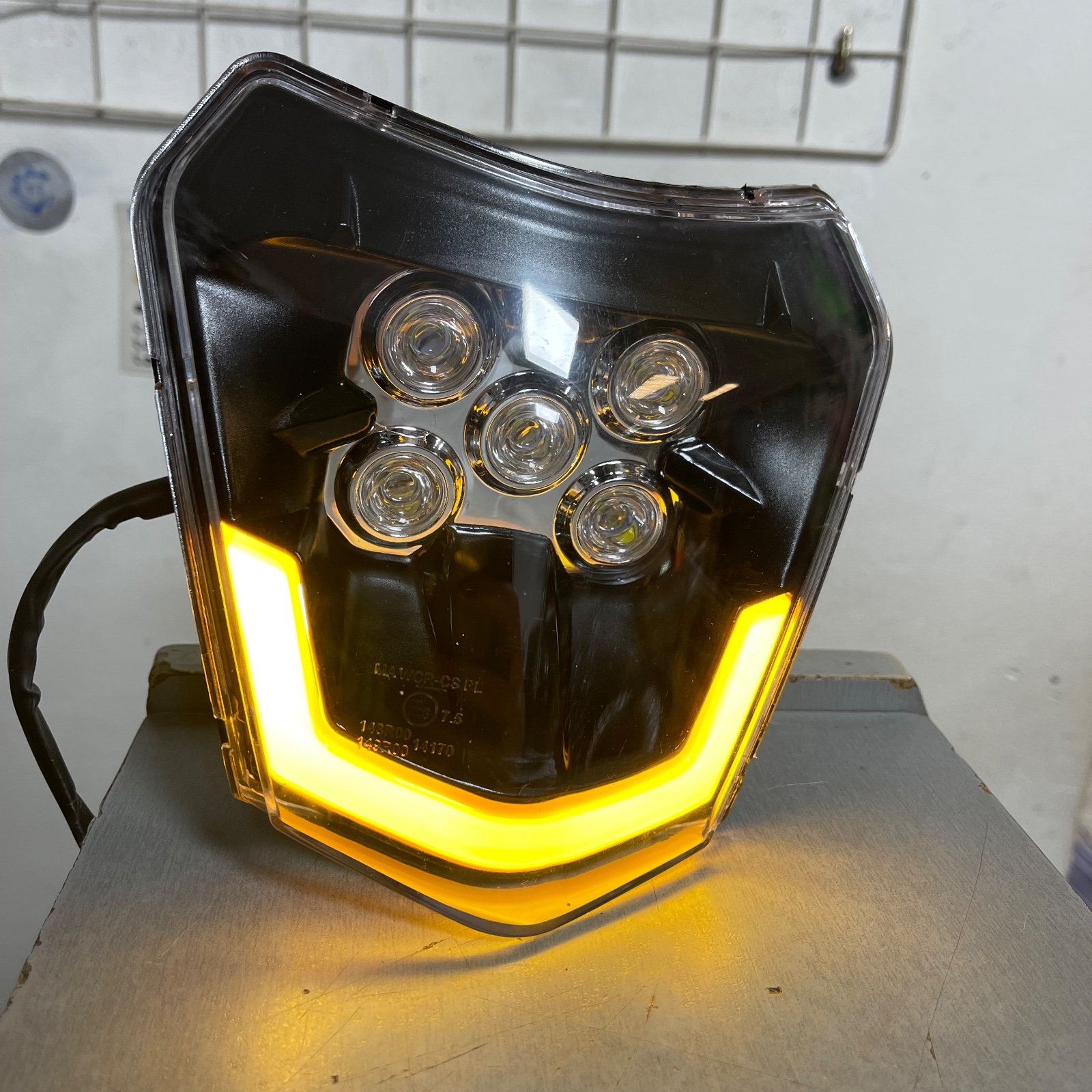 LED фара до KOVI, GEON, Spark, JHL, Profactory - Фара(Orange)