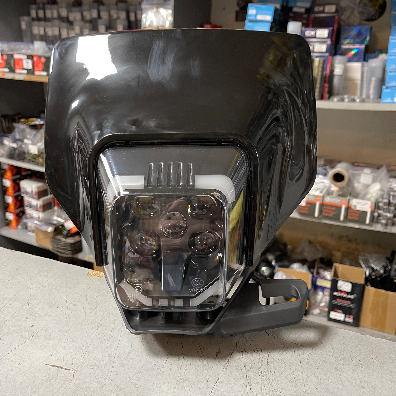LED Фара з Щитком до BSE, KOVI, Rottor, Pitbike - Ціла(LED)