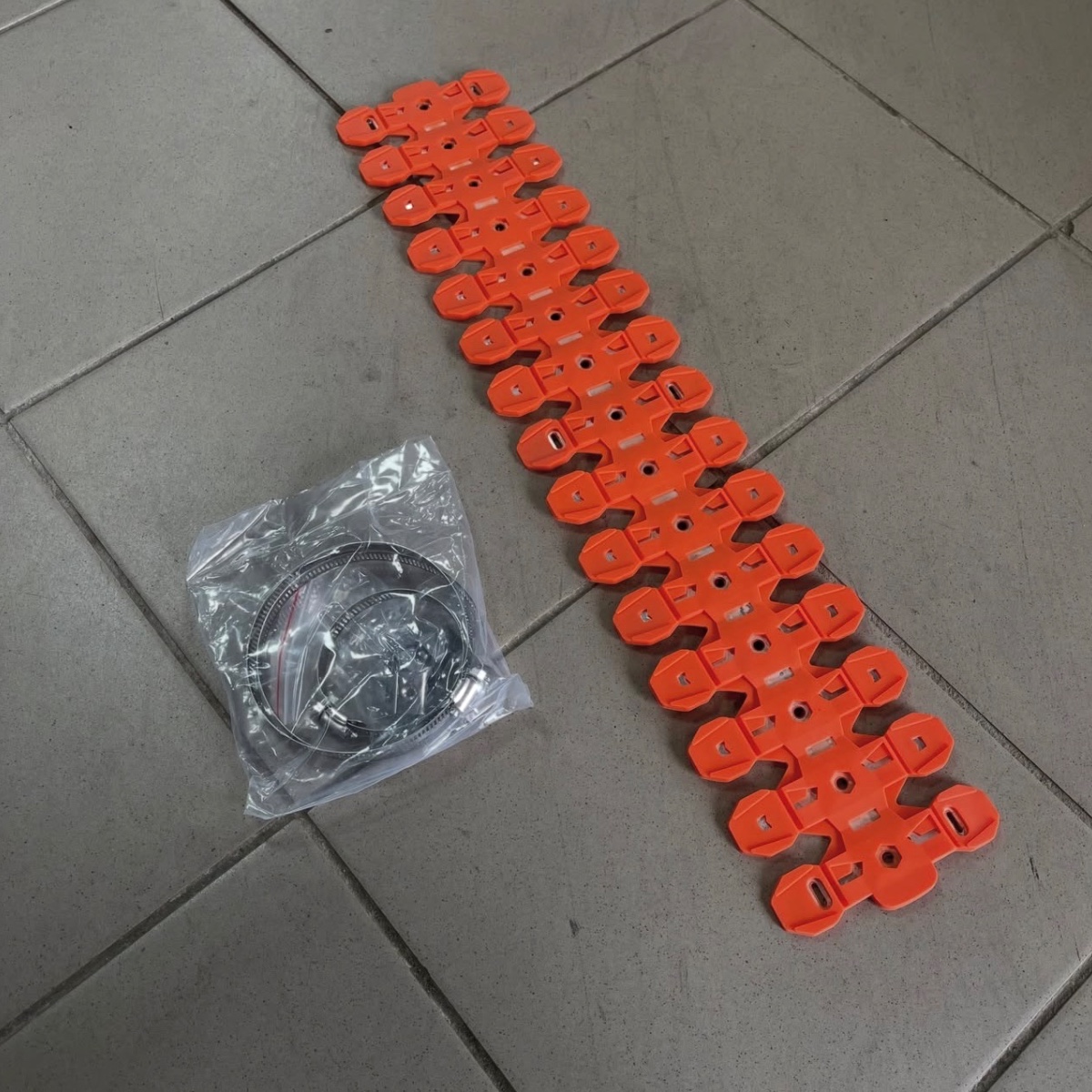 Захистна накладка резонатора 2Т мотоцикла, Polisport Armadillo Pipe Guard - Orange