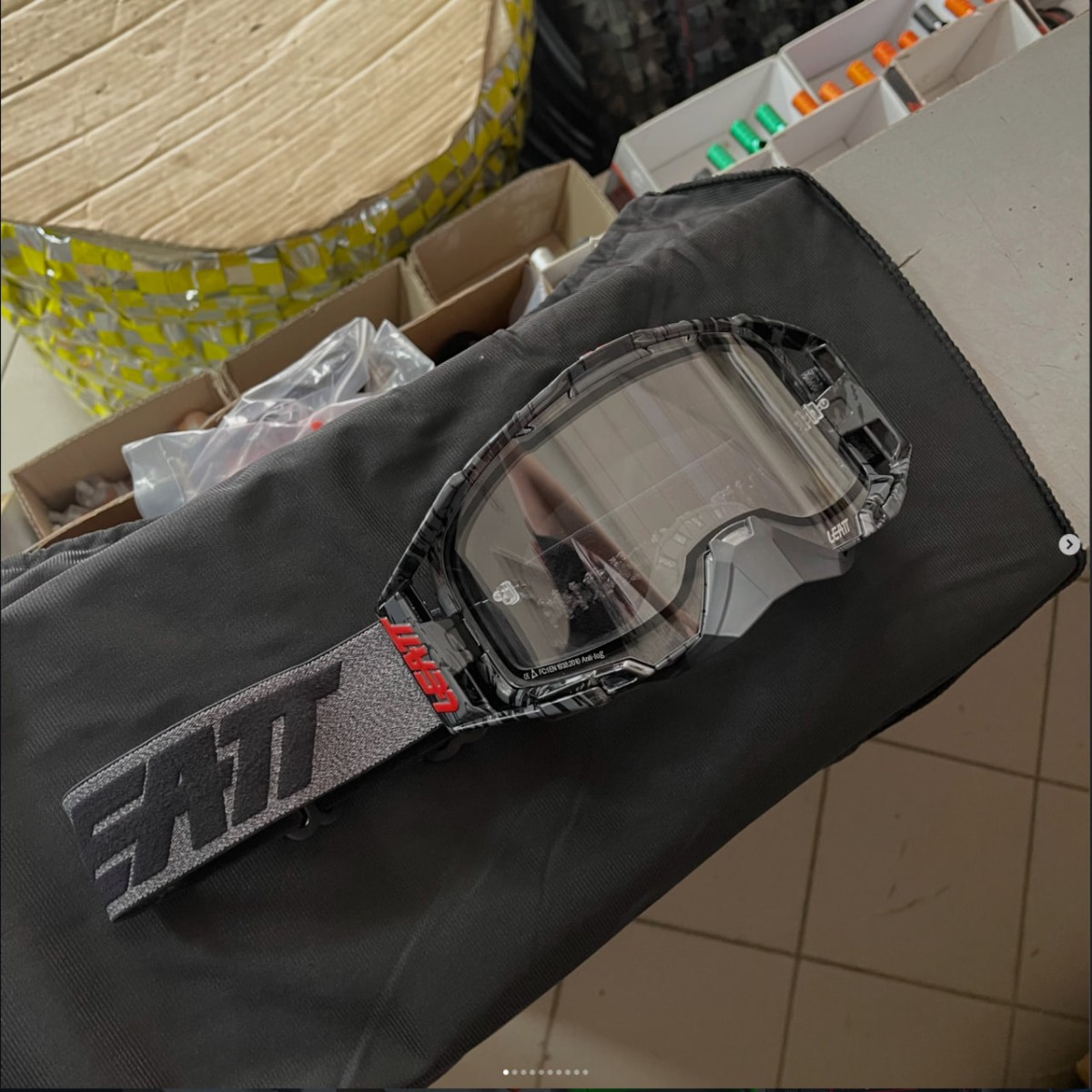 Окуляри LEATT 6.5 з прозорою подвійною лінзою Anti-Fog